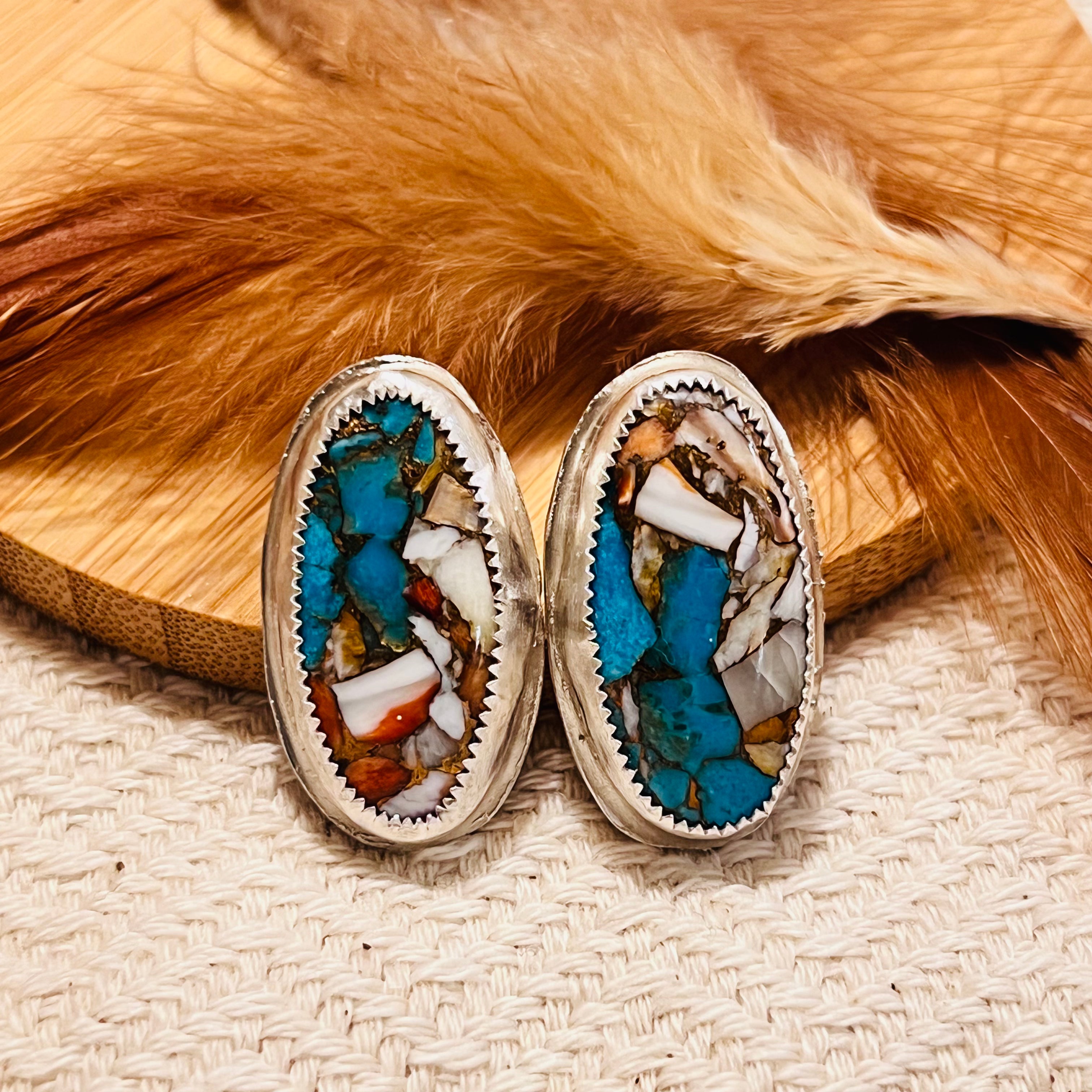 ✺Spiny Oyster Statement Earrings✺
