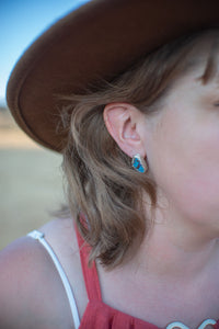 Teardrop Turquoise Earrings