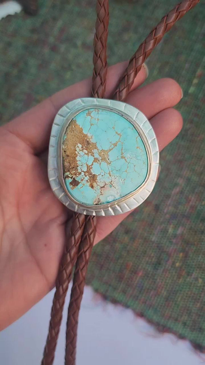 Mexican Turquoise Statement Bolo