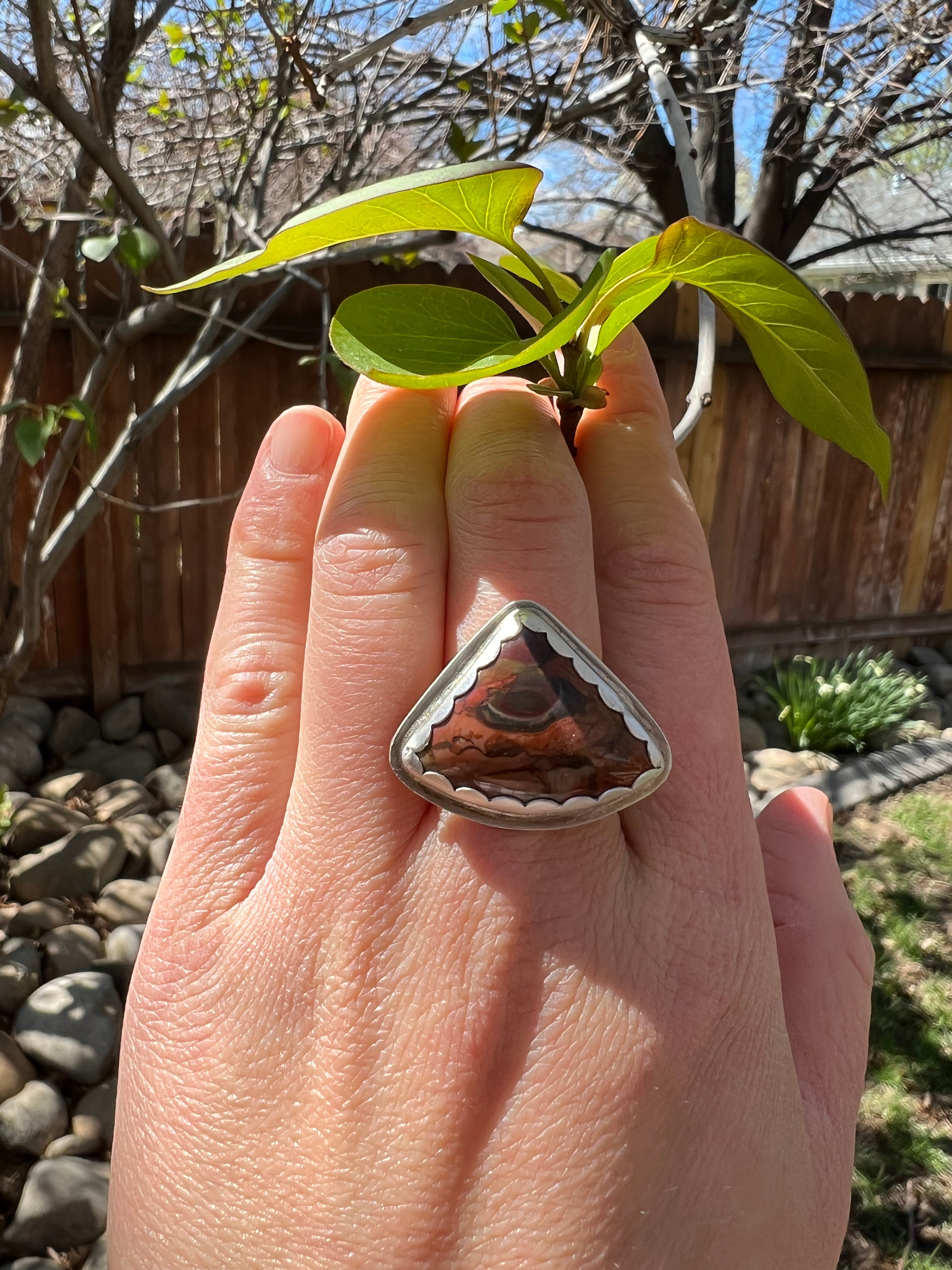 ⚘ Jasper statement ring⚘ size 7 1/4⚘