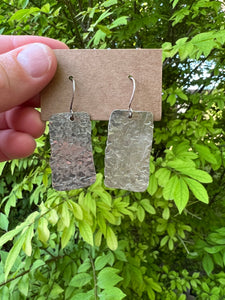 ✺Hammered Silver dangles✺