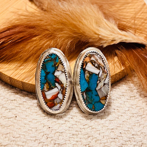 ✺Spiny Oyster Statement Earrings✺